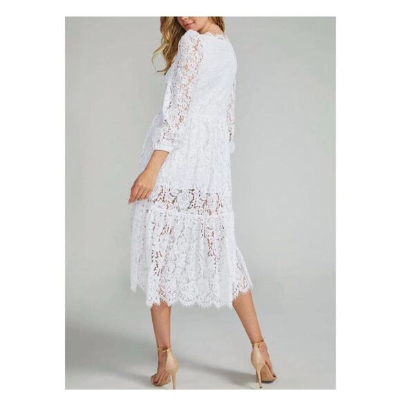NWOT Generation Love Mariella Lace Midi Dress in White size XS - Picture 2 of 8